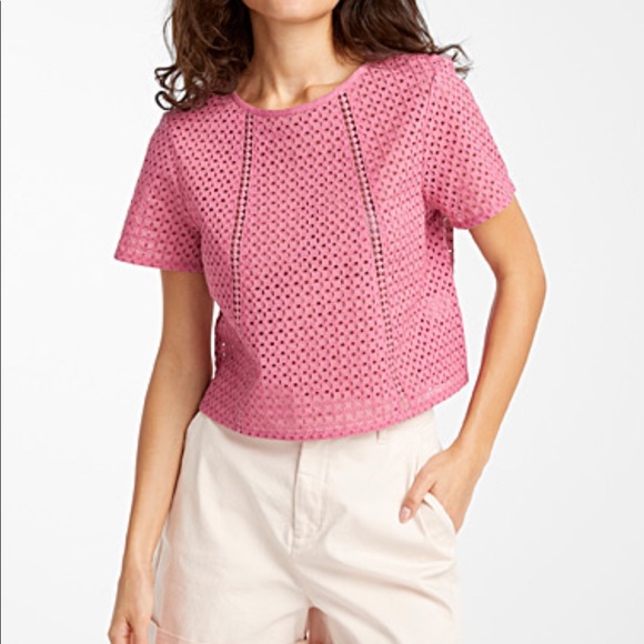 Simons Twik Loose Broderie Anglaise Blouse - Picture 1 of 5